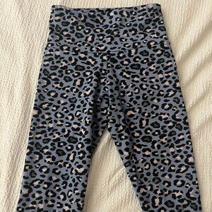 Blue Cheetah Print Leggings